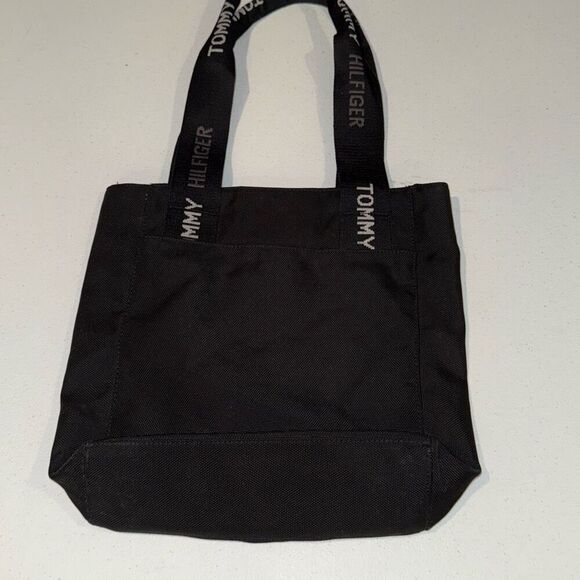 Tommy Hilfiger Black Canvas Tote Bag - Picture 5 of 15